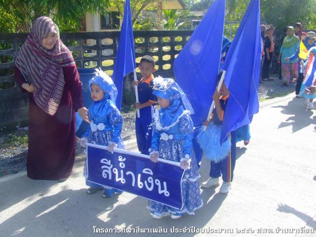 กีฬาสีพาเพลิน ประจำปี ๒๕๕๖ ศูนย์พัฒนาเด็กเล็กบ้านนาเคียน